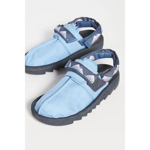 Reebok Beatnik Sharktooth Clog Sandals Blue Slate/Grey/Brave Blue - Picture 1 of 5
